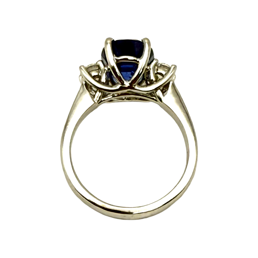 Tanzanite Diamond 14K White Gold Ring