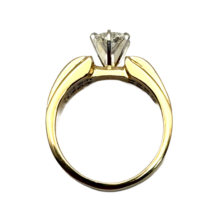 Heart Shaped Diamond 18K YG Ring