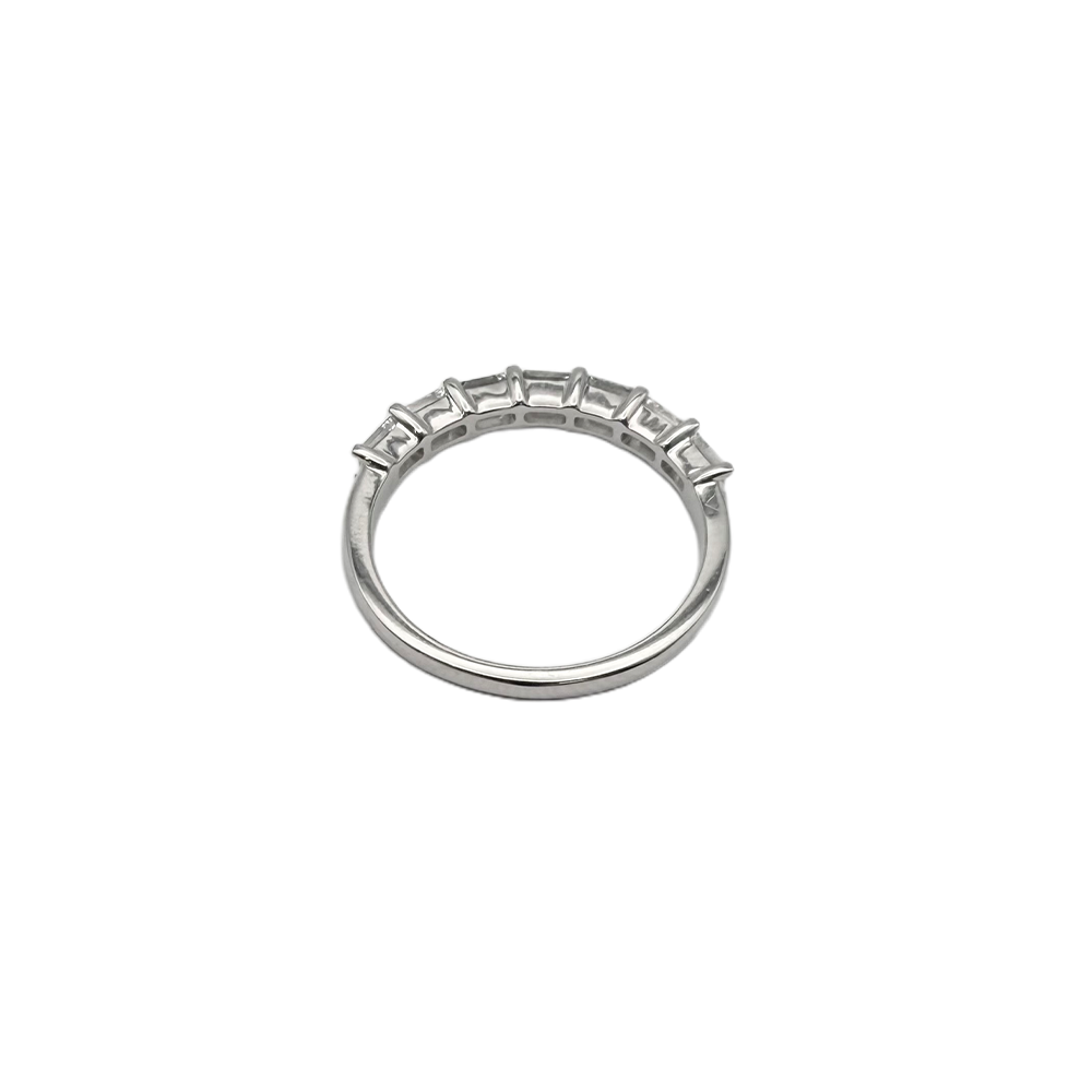 Lab Grown Diamond 14K White Gold Band Ring