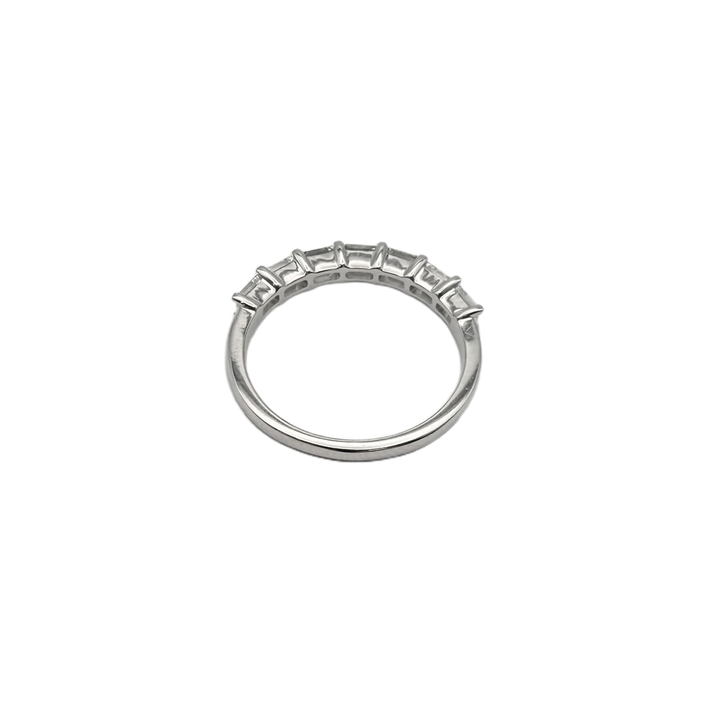Lab Grown Diamond 14K White Gold Band Ring