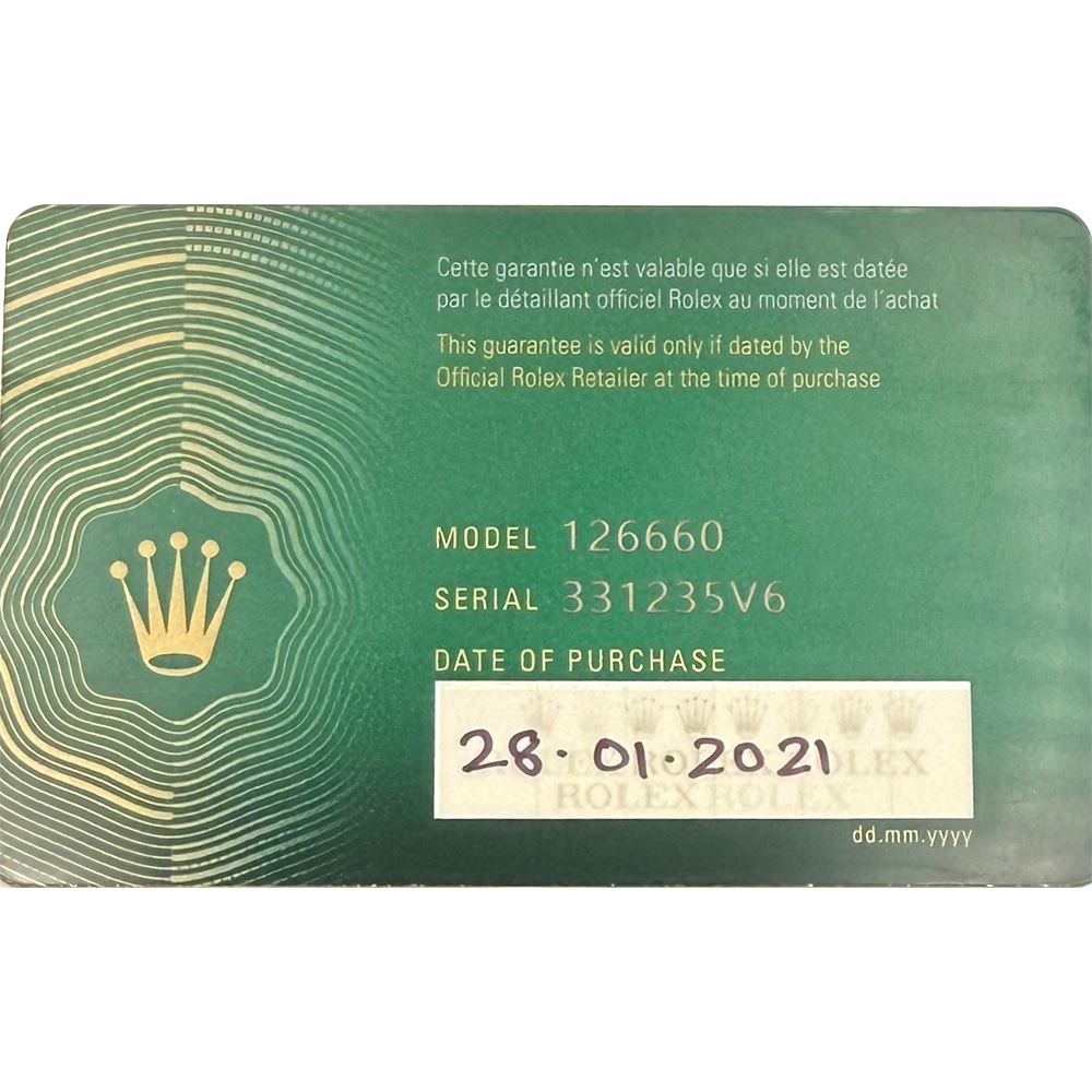 Rolex Stainless Steel Sea Dweller 126660
