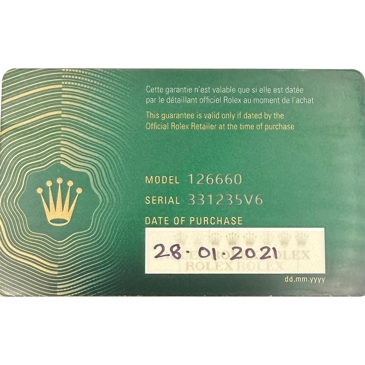 Rolex Stainless Steel Sea Dweller 126660