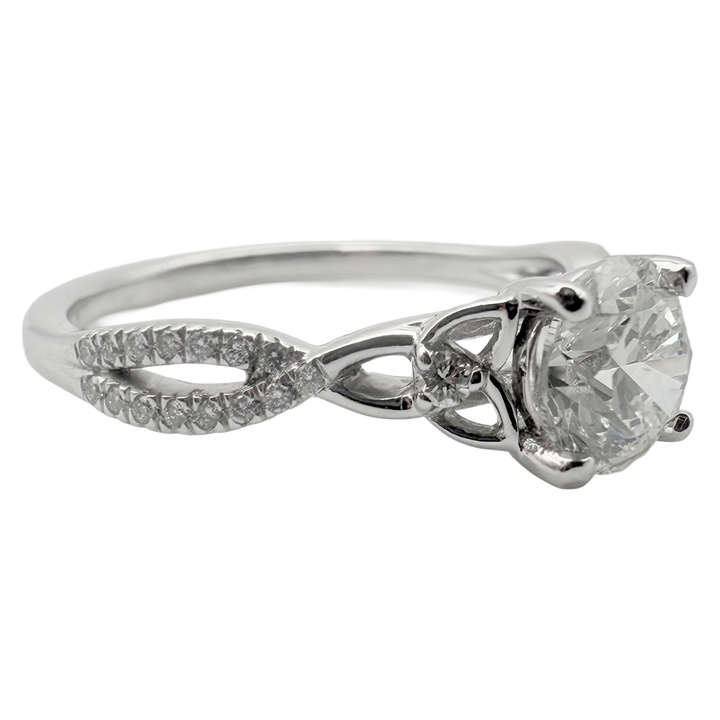 Diamond Platinum Engagement-Wedding Ring