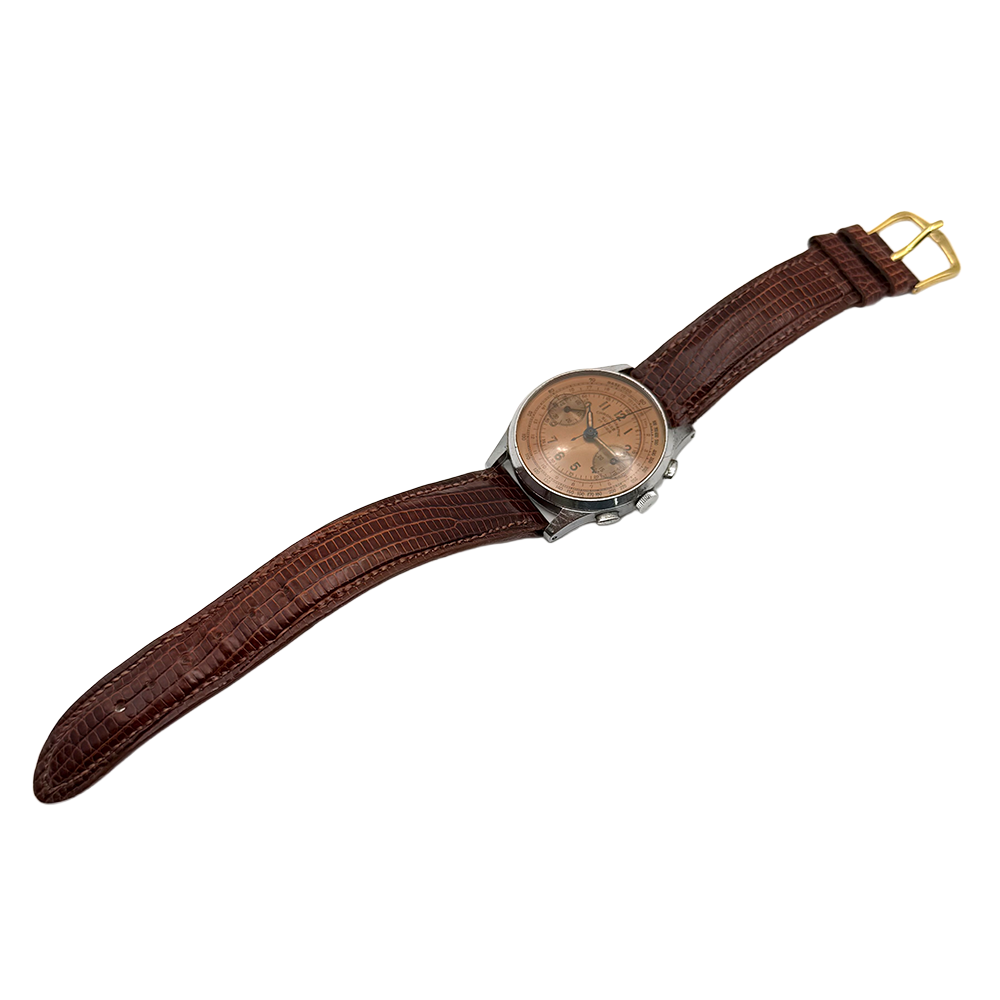 Vintage Suisse Chronographe Steel Wristwatch