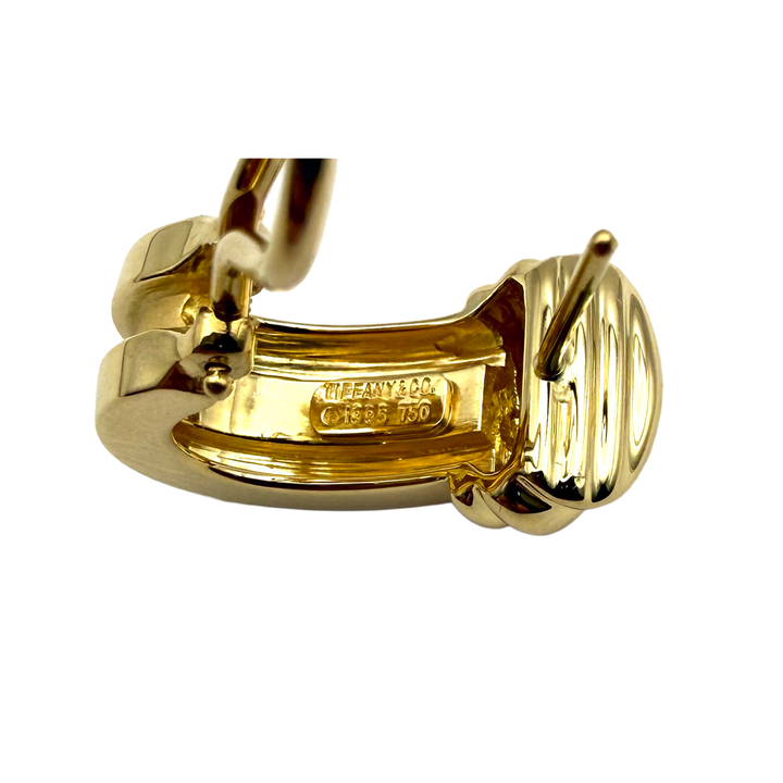 Tiffany & Co. Atlas 18K Yellow Gold Earrings