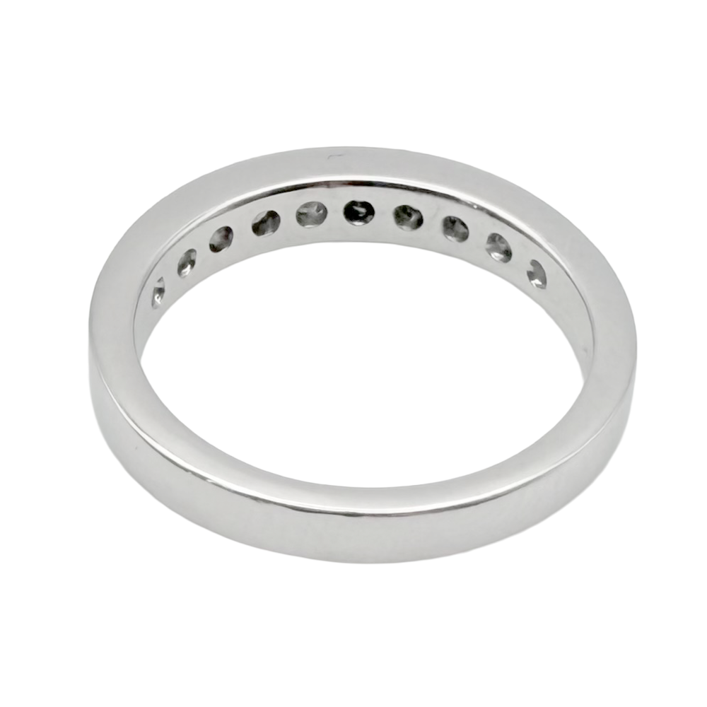 Diamond Platinum Band Ring