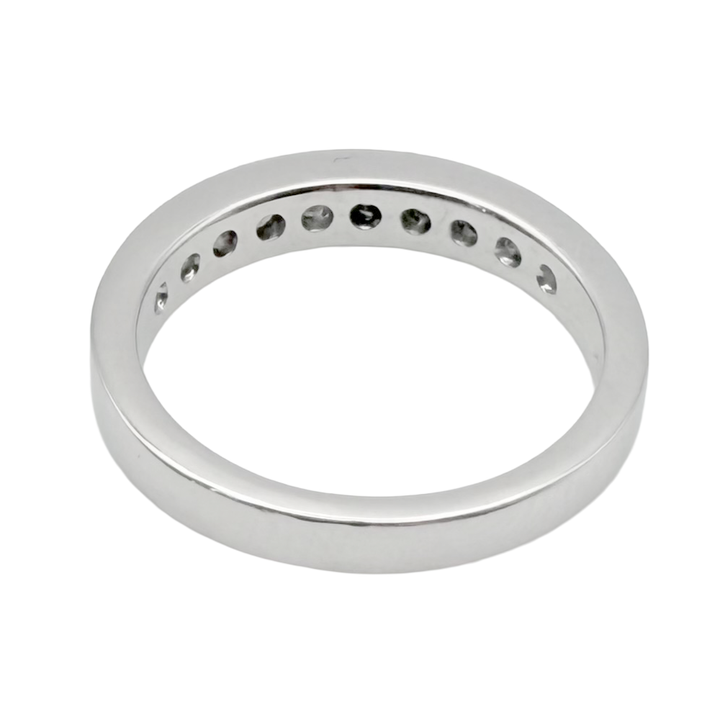 Diamond Platinum Band Ring
