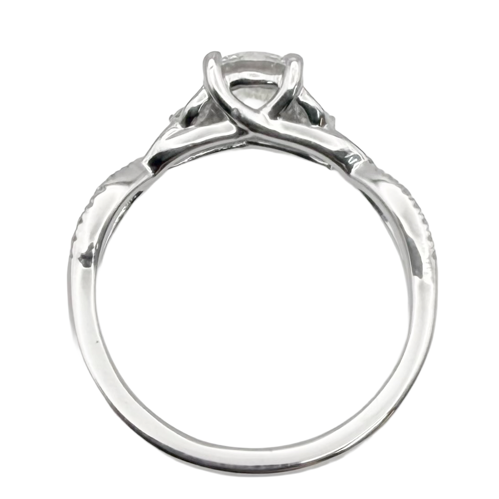 Diamond Platinum Engagement-Wedding Ring