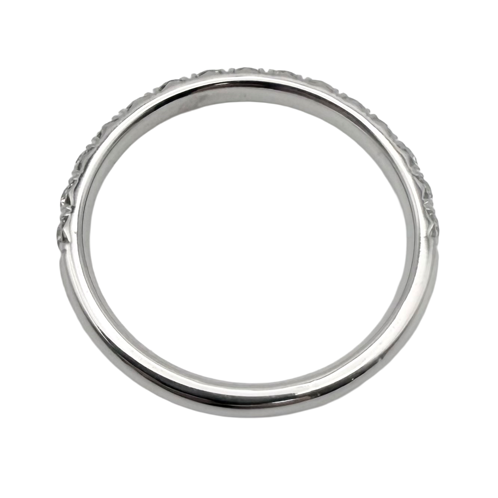 Diamond 14K WG Band Ring