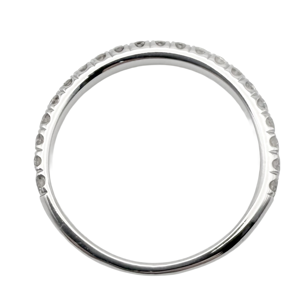Diamond 14K WG Band Ring