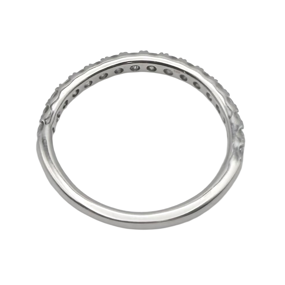 Diamond 14K WG Band Ring