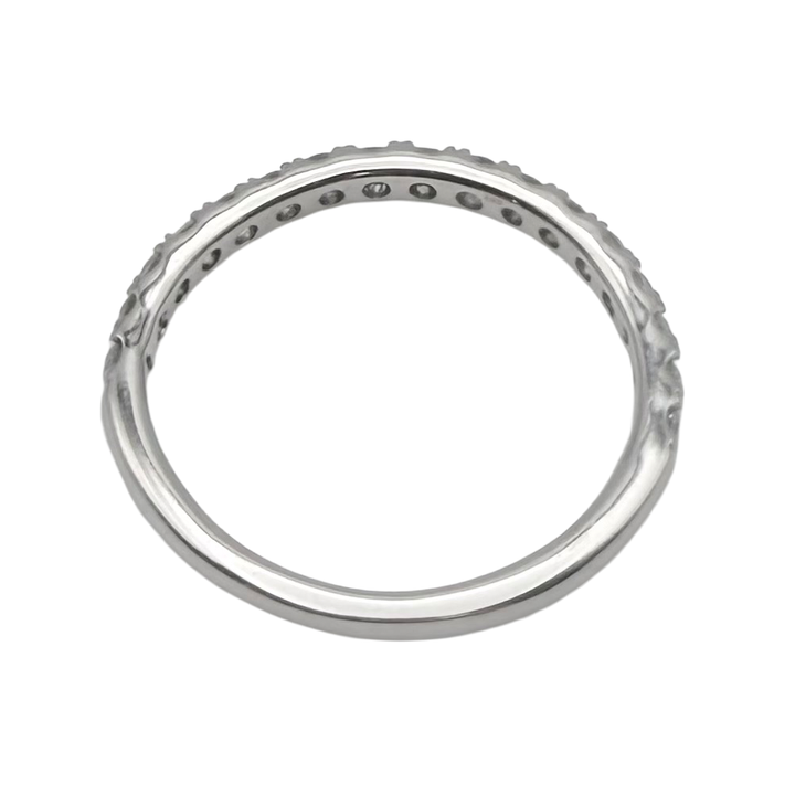 Diamond 14K WG Band Ring
