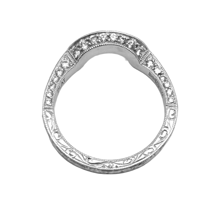Diamond Platinum Wedding Ring Set