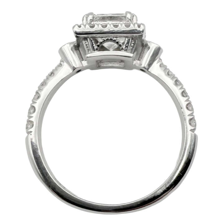 Diamond 14K White Gold Engagement/Wedding Ring
