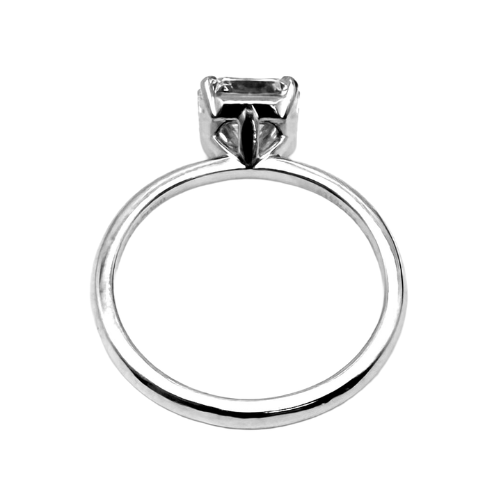 1.47 Carat H VS2 Tiffany True Diamond Platinum Solitaire Ring