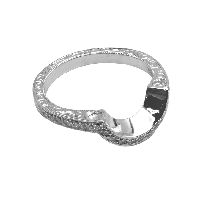 Diamond Platinum Wedding Ring Set
