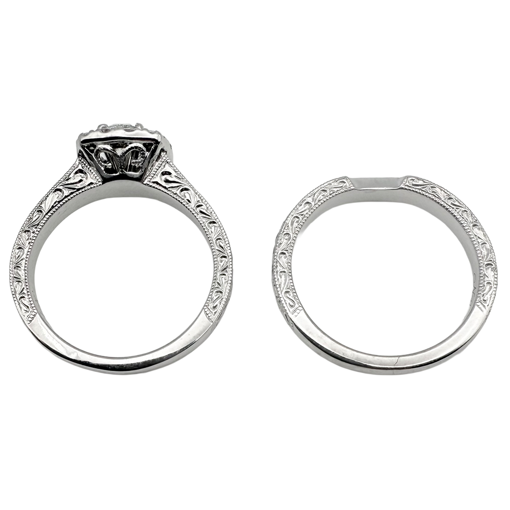 Neil Lane Diamond 14K White Gold Wedding Ring Set