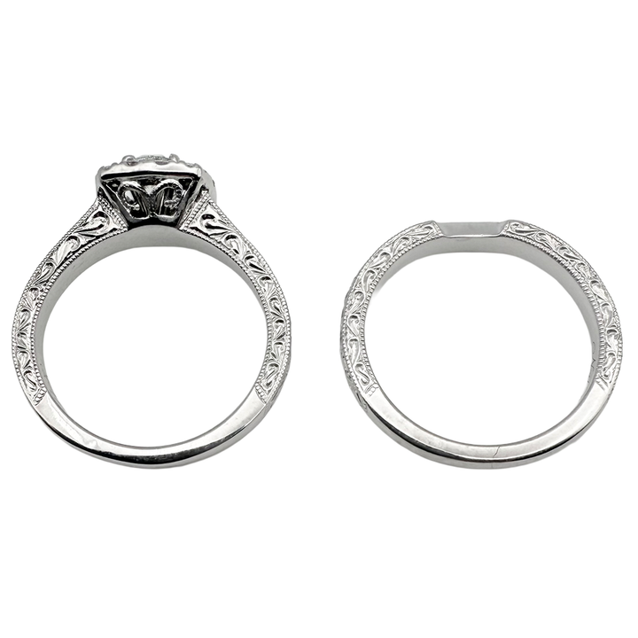 Neil Lane Diamond 14K White Gold Wedding Ring Set