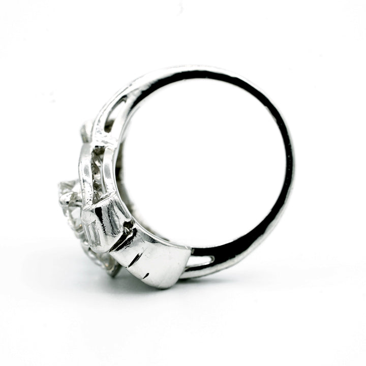 Vintage Diamond Platinum Ring
