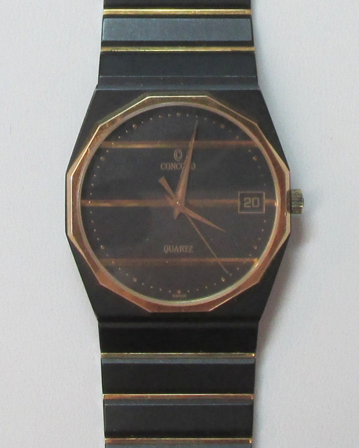 Concord Mariner SG Black & Gold Men’s Wristwatch